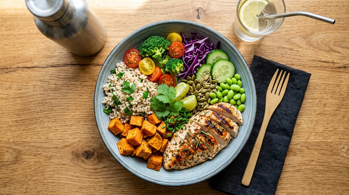 A healthy, protein-rich meal.